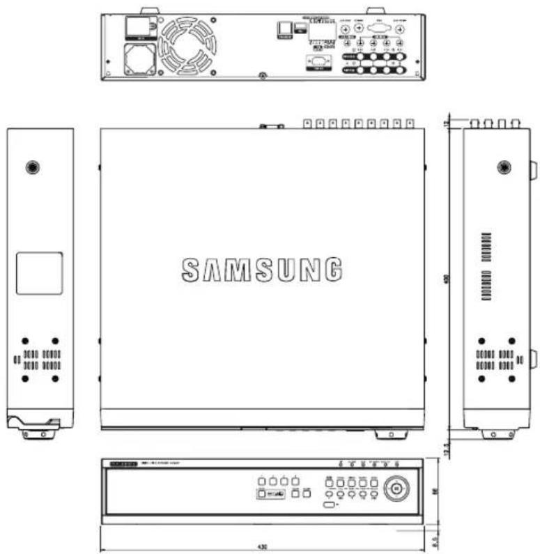 SAMSUNG SHR-2042P2 - Outline Drawings - 2