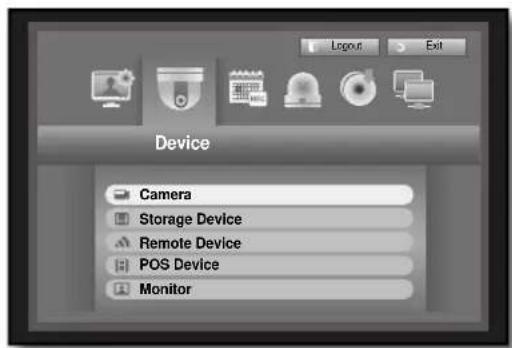 Device Camera Storage Device Remote Device POS Device Monitor