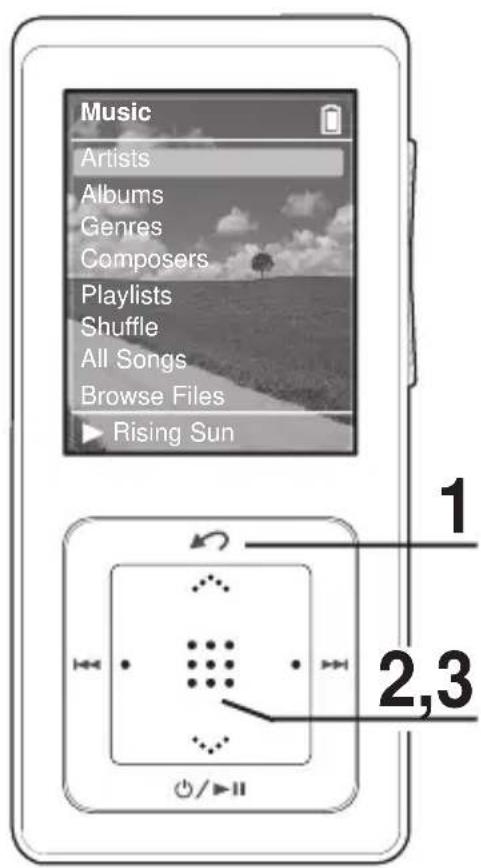 Music Artists Albums Genres Composers Playlists Shuffle All Songs Browse Files Rising Sun 1 2,3