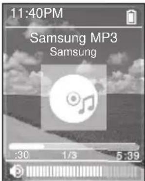 11:40PM Samsung MP3 Samsung :30 1/3 5:39