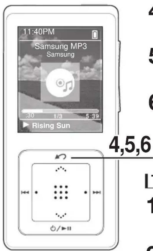 11:40PM Samsung MP3 Samsung :30 1/3 5:39 Rising Sun 4,5,6