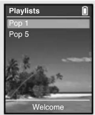 Playlists Pop 1 Pop 5 Welcome