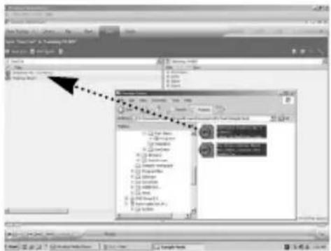Screenshot of a software interface showing a file selection dialog with folder navigation and file list in Chinese.