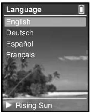 Language English Deutsch Español Français Rising Sun