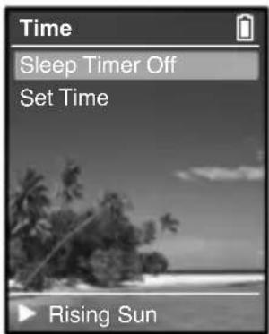Time Sleep Timer Off Set Time Rising Sun