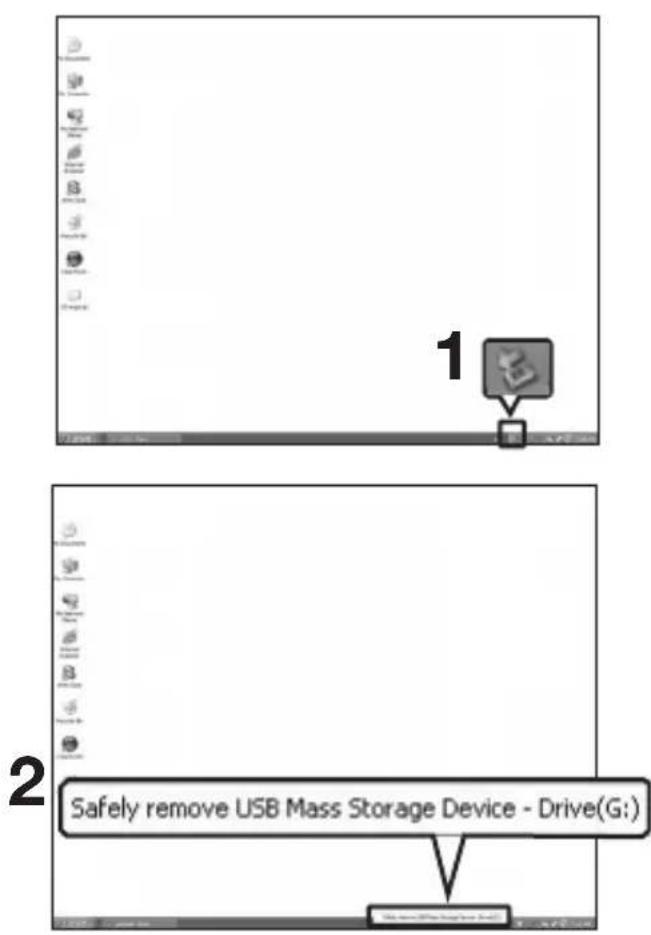 1 2 Safely remove USB Mass Storage Device - Drive(G:)