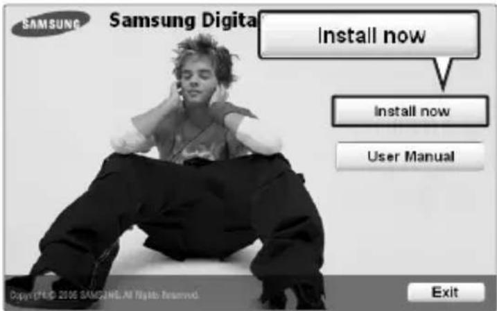 Samsung Digital Install now Install now User Manual Exit