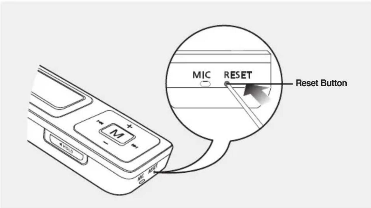 MIC RESET Reset Button HOLD MIC RESET