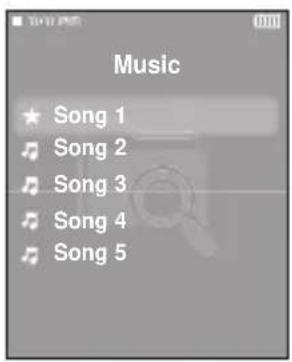 Music Song 1 Song 2 Song 3 Song 4 Song 5