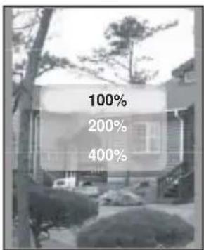 100% 200% 400%