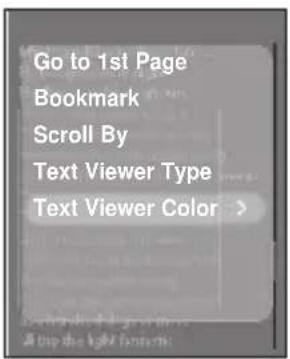 Go to 1st Page Bookmark Scroll By Text Viewer Type Text Viewer Color >