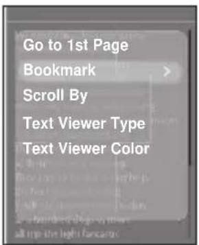 Go to 1st Page Bookmark Scroll By Text Viewer Type Text Viewer Color