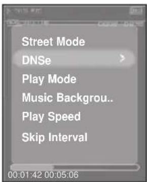Street Mode DNSe Play Mode Music Backgrou.. Play Speed Skip Interval
