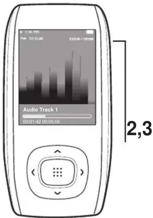 100 MHz 35 Clu8 COS/CDOS Audio Track 1 00:01:42 00:05:06 2,3