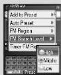 SAMSUNG YP-T8Q/ELS - | FM Search Level - 1