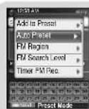 SAMSUNG YP-T8Q/ELS - | Searching Preset - 1