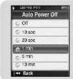 SAMSUNG YP-T8Q/ELS - | Auto Power Off - 1