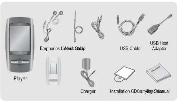 Player Earphones Link Neck Snoop Charger USB Cable USB Host Adapter Installation CDCarrying Catalual