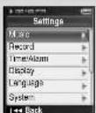 SAMSUNG YP-T8Q/ELS - Selecting the Play mode - 2