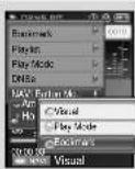 SAMSUNG YP-T8Q/ELS - MENU Options - 3