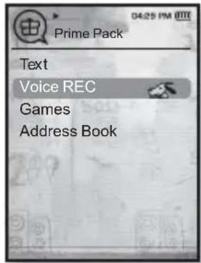 Prime Pack Text Voice REC Games Address Book
