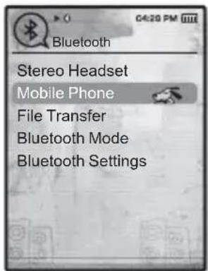 Stereo Headset Mobile Phone File Transfer Bluetooth Mode Bluetooth Settings