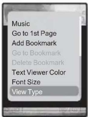 Music Go to 1st Page Add Bookmark Go to Bookmark Delete Bookmark Text Viewer Color Font Size View Type
