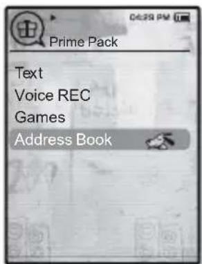 Prime Pack Text Voice REC Games Address Book