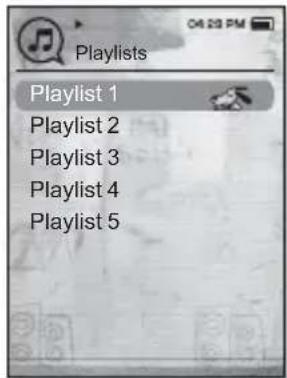 Playlists Playlist 1 Playlist 2 Playlist 3 Playlist 4 Playlist 5