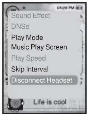 Sound Effect DNSe Play Mode Music Play Screen Play Speed Skip Interval Disconnect Headset Life is cool