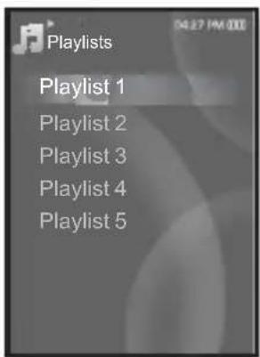 Playlists Playlist 1 Playlist 2 Playlist 3 Playlist 4 Playlist 5