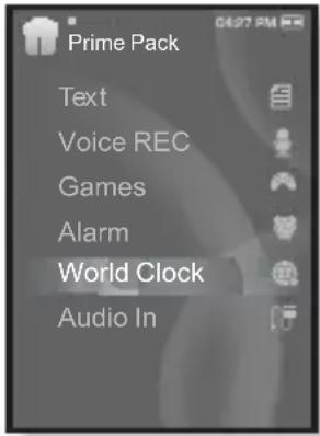 Prime Pack Text Voice REC Games Alarm World Clock Audio In
