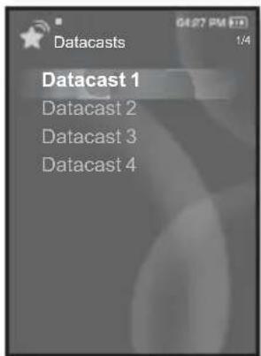 Datacasts 1/4 Datacast 1 Datacast 2 Datacast 3 Datacast 4