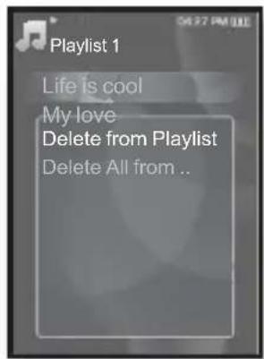 Playlist 1 Life is cool My love Delete from Playlist Delete All from ..
