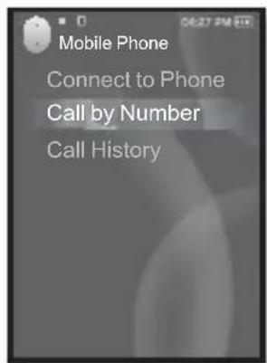 Mobile Phone Connect to Phone Call by Number Call History