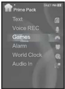 Prime Pack Text Voice REC Games Alarm World Clock Audio In