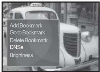 Add Bookmark Go to Bookmark Delete Bookmark DNSe Brightness