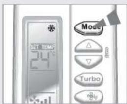 Mode 24°C Turbo