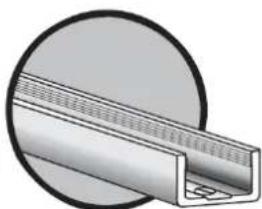 Cross-sectional diagram of a mechanical component with layered structure (no text or symbols)