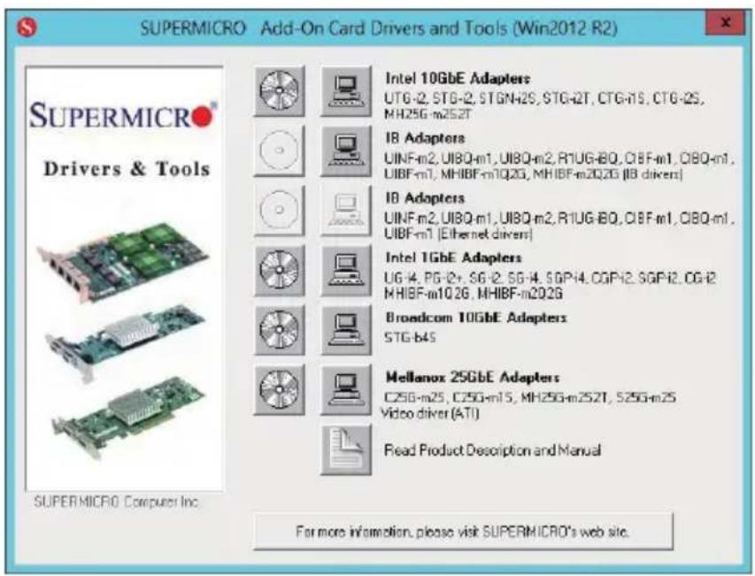 Supermicro AOC-MHIBF-M1Q2GM - 3-4 Installing Drivers on Windows (for Intel® i350) - 1