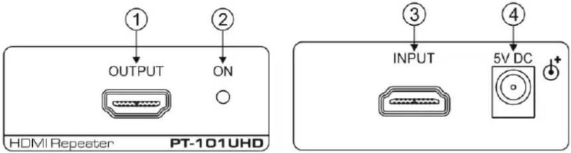 Kramer PT-101UHD - Defining the PT-101UHD HDMI Repeater - 1