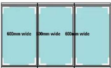 600mm wide 600mm wide 600mm wide