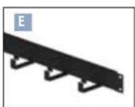 EATON PPS3B - In-rack horizontal cable management - 5