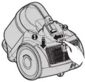 SAMSUNG SC07F50HV - CLEANING THE OUTLET FILTER - 7
