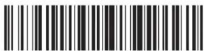 Barcode image with black and white vertical bars, no visible text or symbols beyond the pattern