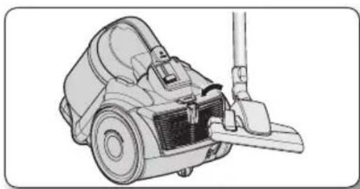 SAMSUNG SC07F50HV - assembling the cleaner - 5