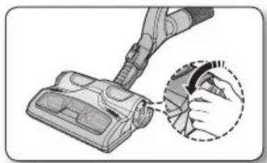 SAMSUNG SC07F50HV - To remove dust from the dust bin of the UV brush (SC15F50U, SC21F50U Series) - 1