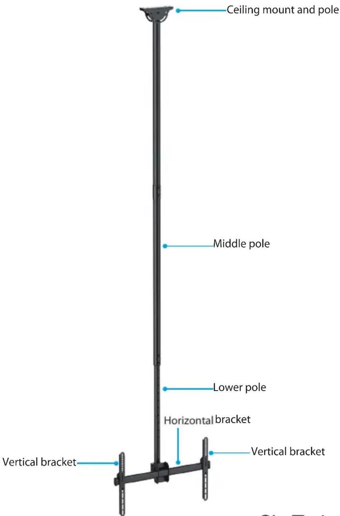 StarTech.com FPCEILPTBLP - Introduction Product diagram - 1