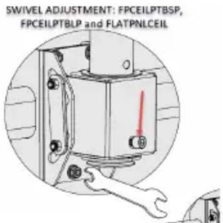 StarTech.com FPCEILPTBLP - Adjusting the Swivel - 1