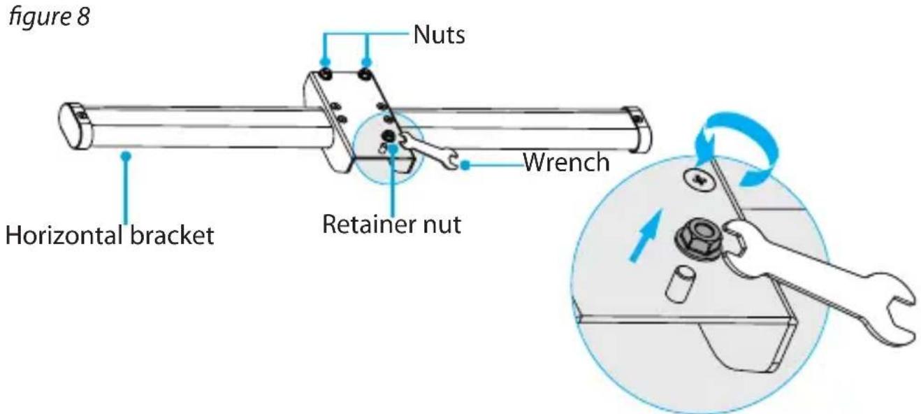 StarTech.com FPCEILPTBLP - Attach the horizontal bracket - 1